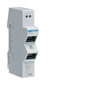 Rép. Tél. 2 sorties RJ45 - SYSTEMES VDI  HAGER TN141