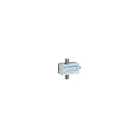 Atténuateur TV coaxial 0-20dB - SYSTEMES VDI HAGER TN211