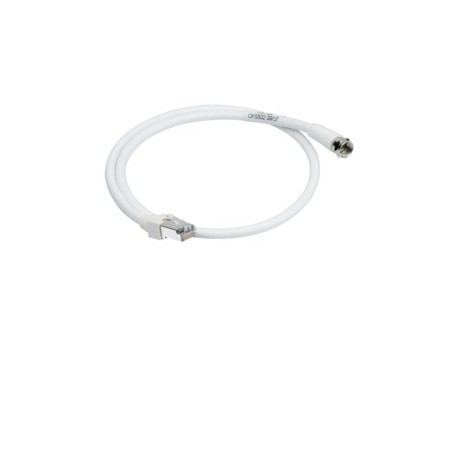 Cordon TV RJ45/fiche F 0.60m - SYSTEMES VDI  HAGER TN722