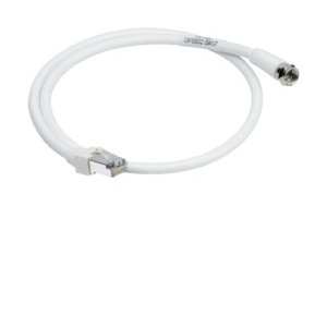 Cordon TV RJ45/fiche F 0.60m - SYSTEMES VDI  HAGER TN722