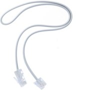 Cordon tél. RJ11/RJ45, 0.50m - SYSTEMES VDI  HAGER TN822