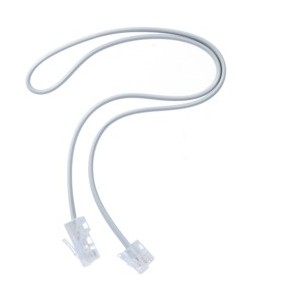 Cordon tél. RJ11/RJ45, 0.50m - SYSTEMES VDI  HAGER TN822