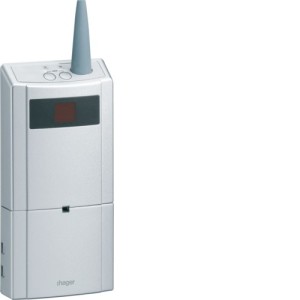 Coupleur de média argent - TEBIS  HAGER TR131B