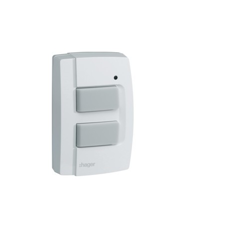 BP mural 2E IP55 KNX radio QL - TEBIS  HAGER TRE302