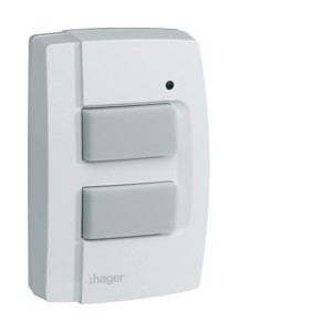 BP mural 2E IP55 KNX radio QL - TEBIS  HAGER TRE302