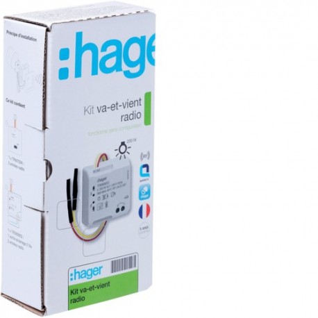 Kit VV KNX radio - TEBIS  HAGER TRK150M