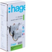 Kit double VV KNX radio - TEBIS  HAGER TRK152M