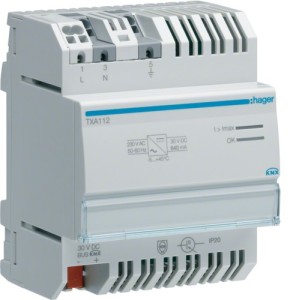 Alim. Bus 30V TBTS 640 mA - TEBIS  HAGER TXA112