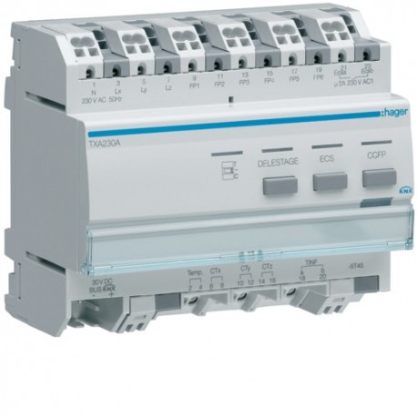GE confort KNX module maître - TEBIS  HAGER TXA230A