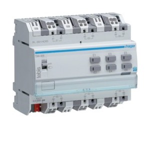 Mod. 6 entrées mod. Universel. - TEBIS  HAGER TXA306