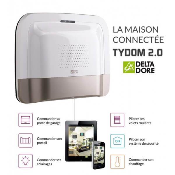 TYDOM 2.0 - Transmetteur IP / GSM et Application TYDOM - TYXAL+ Delta Dore  6414118 - Vita Habitat