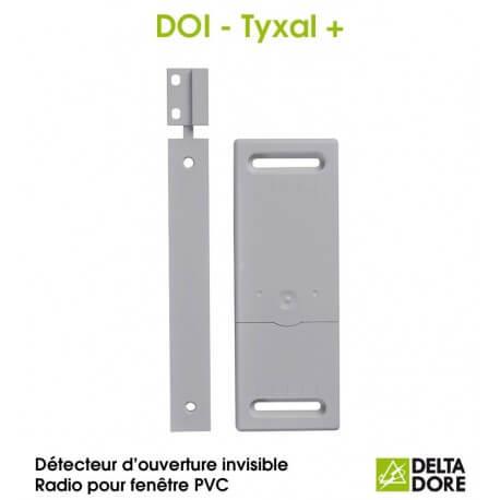 Détecteur d'ouverture invisible Radio pour fenêtre PVC - DOI PVC TYXAL+ Delta Dore 6412308