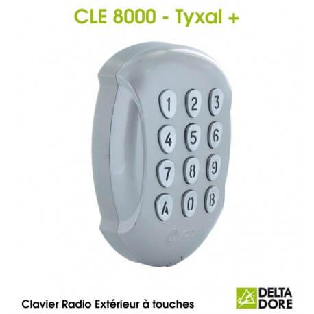 Clavier à touches Extérieur Radio - CLE 8000 TYXAL+ Delta Dore 6413255