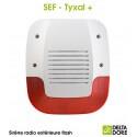 Sirène Extérieure Flash Radio - SEF TYXAL+ Delta Dore 6415221