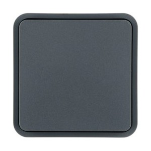 Cubyko 1 touche KNX gris - APPAREILLAGE MURAL  HAGER WNT902