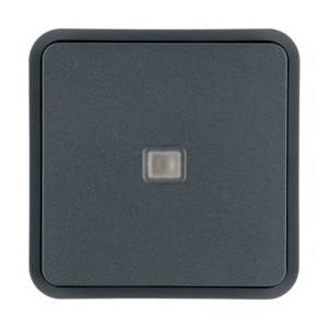 Cubyko 1 t. KNX à voyant gris - APPAREILLAGE MURAL  HAGER WNT912