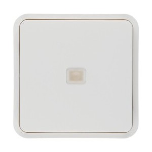 Cubyko 1 t. KNX à voyant blanc - APPAREILLAGE MURAL  HAGER WNT912B