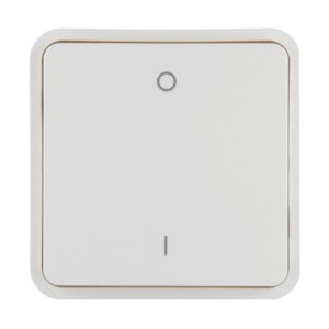 Cubyko 1 t. KNX pr écl. blanc - APPAREILLAGE MURAL  HAGER WNT932B