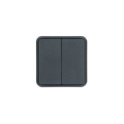 Cubyko 2 touches KNX gris - APPAREILLAGE MURAL  HAGER WNT944