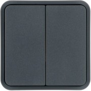 Cubyko 2 touches KNX gris - APPAREILLAGE MURAL  HAGER WNT944