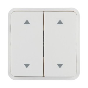 Cubyko 2 t. KNX pr 2 VR blanc - APPAREILLAGE MURAL  HAGER WNT974B