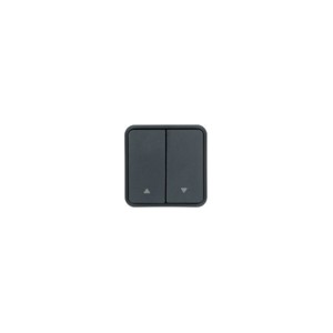 Cubyko 2 t. KNX pr 1 VR gris - APPAREILLAGE MURAL  HAGER WNT982