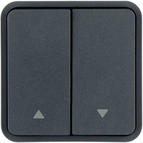 Cubyko 2 t. KNX pr 1 VR gris - APPAREILLAGE MURAL  HAGER WNT982