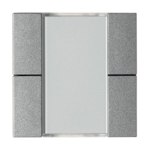 Essensya/systo.tebis 4E titane - APPAREILLAGE MURAL  HAGER WST304T