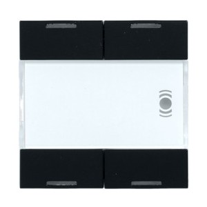 Ess./systo.tebis 4E+12E IR noi - APPAREILLAGE MURAL  HAGER WST324N