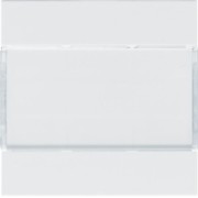 Enjoliveur 2PB KNX pure - APPAREILLAGE MURAL  HAGER WXE302B