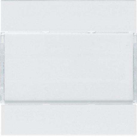 Enjoliveur 2PB KNX pure - APPAREILLAGE MURAL  HAGER WXE302B