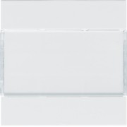 Enjoliveur 2PB KNX pure - APPAREILLAGE MURAL  HAGER WXE302B