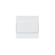 Enjoliveur 2PB KNX pure - APPAREILLAGE MURAL  HAGER WXE302B
