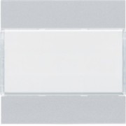 Enjoliveur 2PB KNX titane - APPAREILLAGE MURAL  HAGER WXE302T