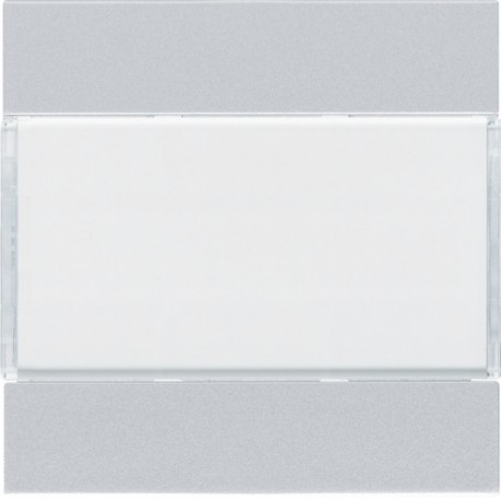 Enjoliveur 2PB KNX titane - APPAREILLAGE MURAL  HAGER WXE302T