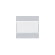 Enjoliveur 2PB KNX titane - APPAREILLAGE MURAL  HAGER WXE302T