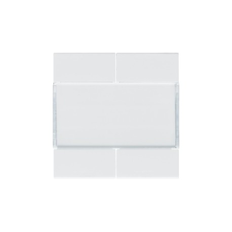 Enjoliveur 4PB KNX pure - APPAREILLAGE MURAL  HAGER WXE304B