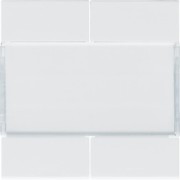 Enjoliveur 4PB KNX pure - APPAREILLAGE MURAL  HAGER WXE304B