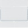 Enjoliveur 4PB KNX pure - APPAREILLAGE MURAL HAGER WXE304B