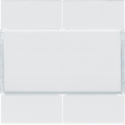 Enjoliveur 4PB KNX pure - APPAREILLAGE MURAL  HAGER WXE304B