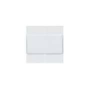 Enjoliveur 4PB KNX pure - APPAREILLAGE MURAL  HAGER WXE304B