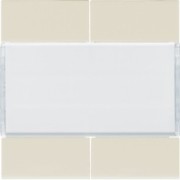 Enjoliveur 4PB KNX dune - APPAREILLAGE MURAL  HAGER WXE304D