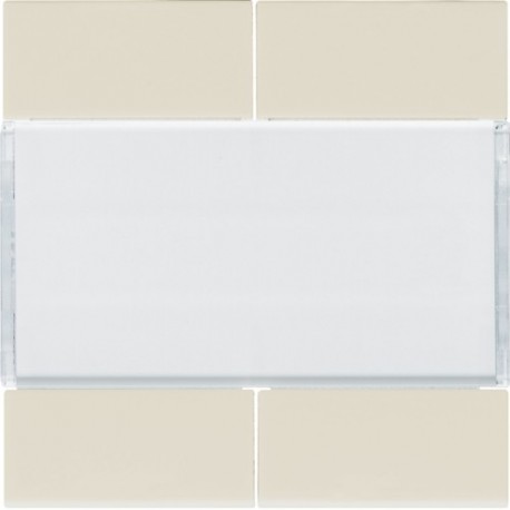 Enjoliveur 4PB KNX dune - APPAREILLAGE MURAL  HAGER WXE304D