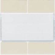 Enjoliveur 4PB KNX dune - APPAREILLAGE MURAL  HAGER WXE304D