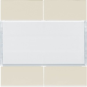 Enjoliveur 4PB KNX dune - APPAREILLAGE MURAL  HAGER WXE304D