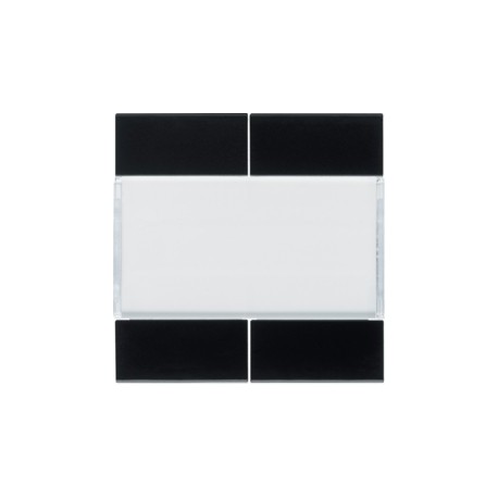 Enjoliveur 4PB KNX night - APPAREILLAGE MURAL  HAGER WXE304N