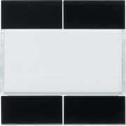 Enjoliveur 4PB KNX night - APPAREILLAGE MURAL  HAGER WXE304N