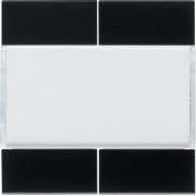 Enjoliveur 4PB KNX night - APPAREILLAGE MURAL  HAGER WXE304N