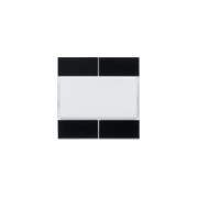 Enjoliveur 4PB KNX night - APPAREILLAGE MURAL  HAGER WXE304N