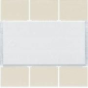 Enjoliveur 6PB KNX dune - APPAREILLAGE MURAL  HAGER WXE306D